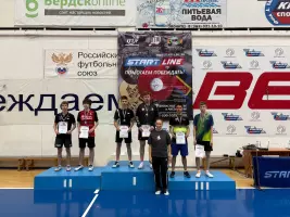 4 медали Всероссийских соревнований по настольному теннису!